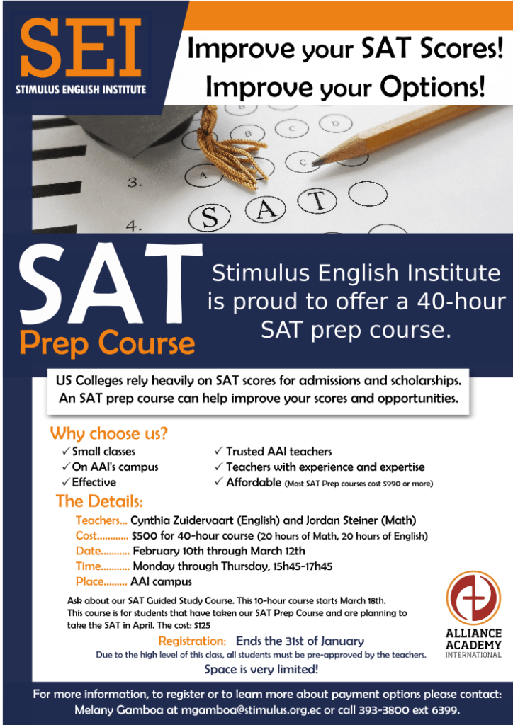 SAT Prep Course Alliance Academy International